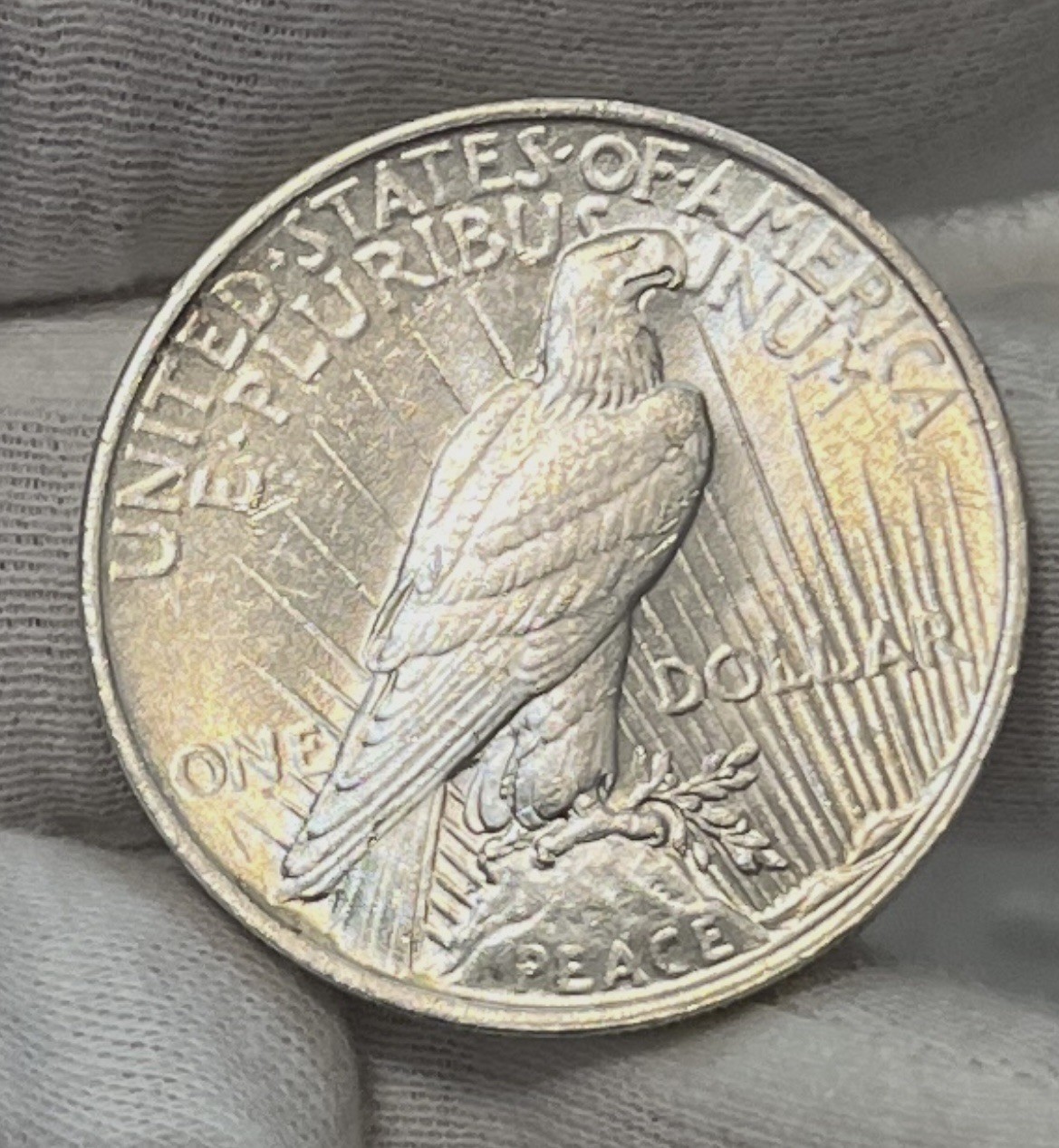 1922 P - 90% Silver Peace Dollar Brilliant Uncirculated BU