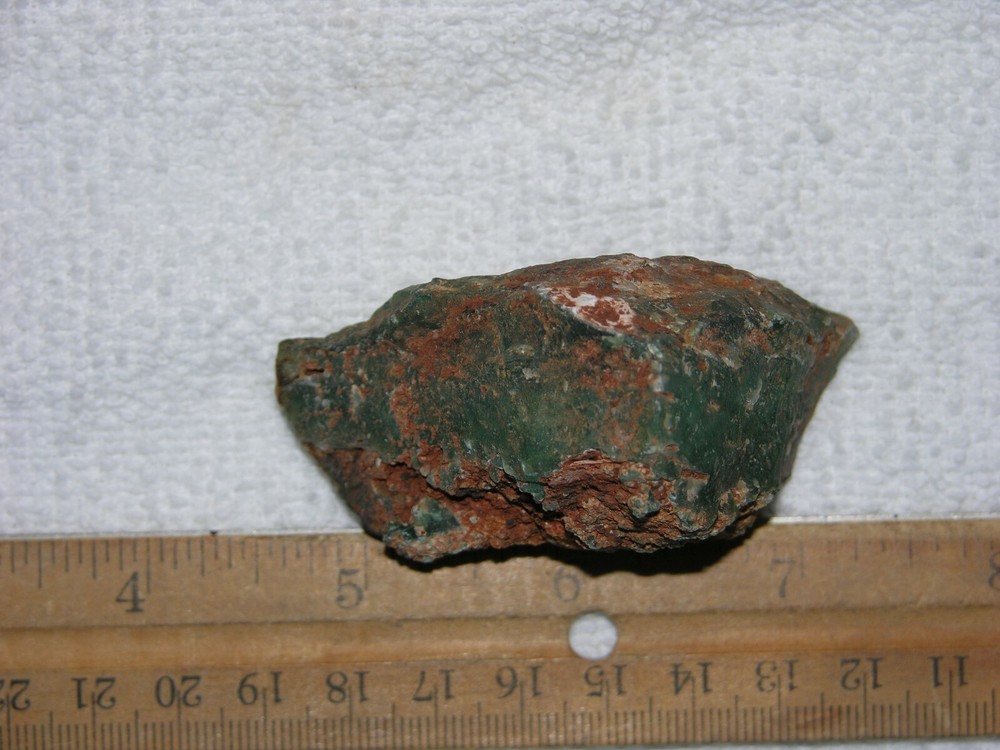 Chrysoprase rough mixed gem grade Australia 2.5 inch C4
