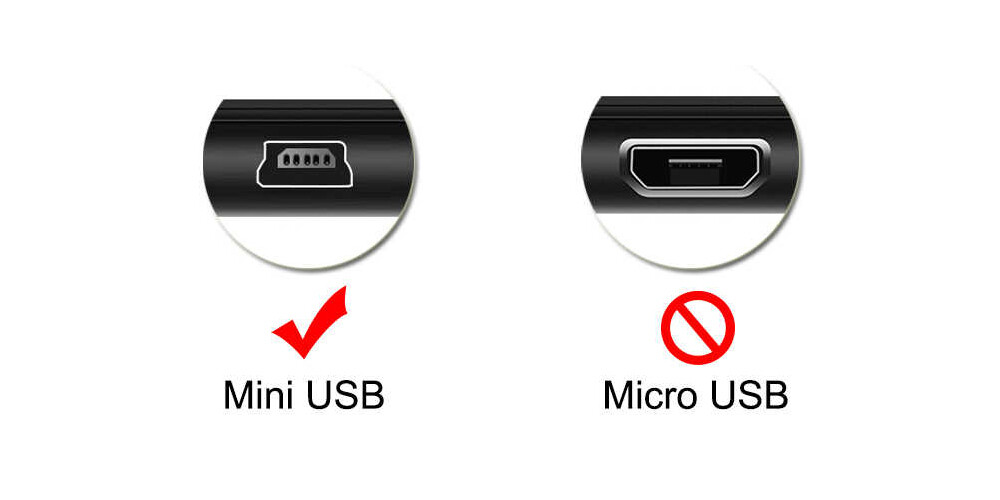 Mini-USB To Composite AV Adapter Cable For Camera USB TV Sticks