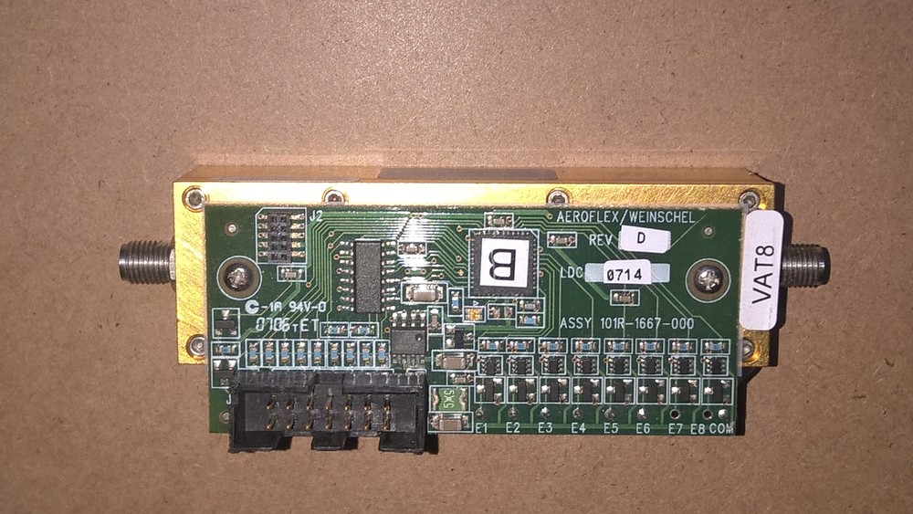 API Aeroflex Weinschel 3206T-1E Programmable Attenuator 0-3GHz 1-63dB range step