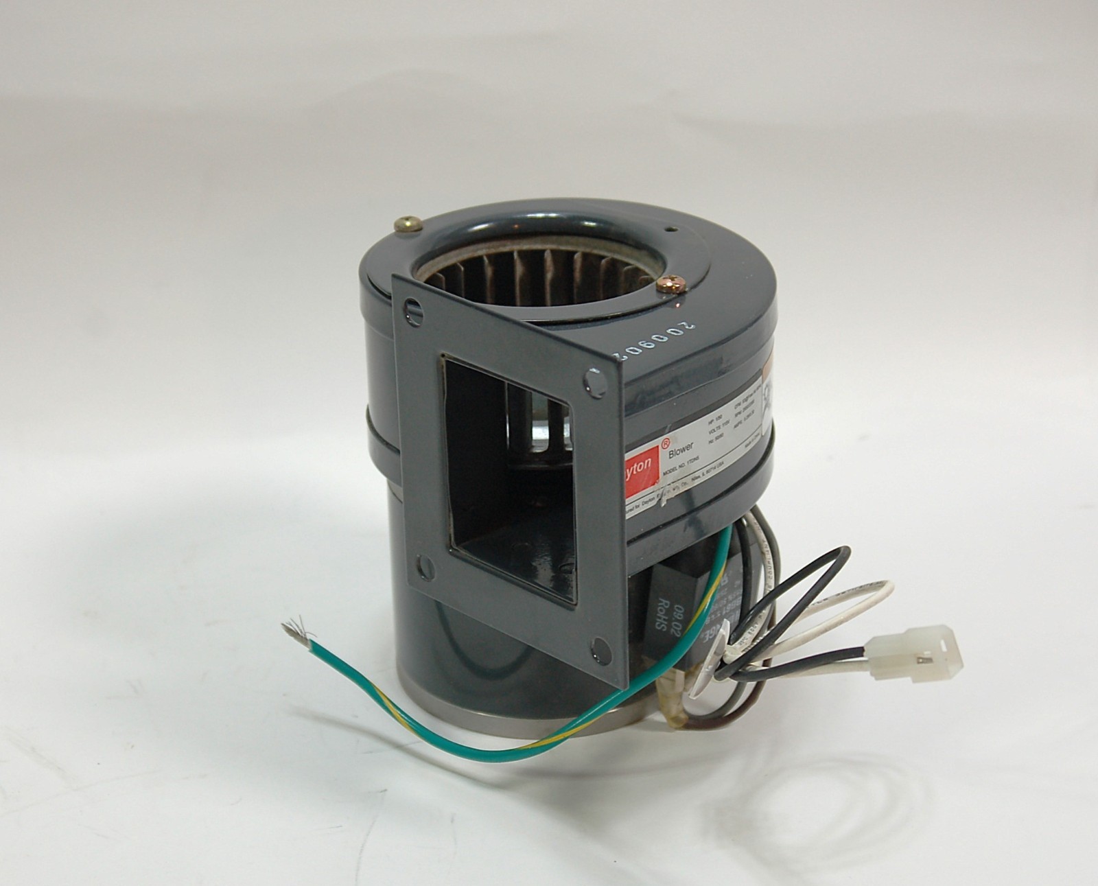 Dayton Centrifugal Fan 1TDN5 115V, 50/60 Hz Squirrel Cage Blower 1/50 HP 53 CFM