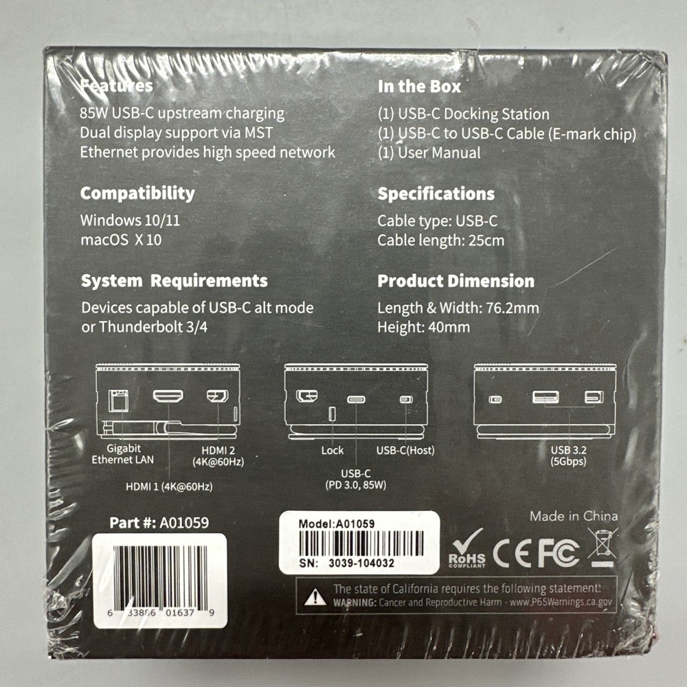 CODi Centro M3 7 Port USB-C Docking Station