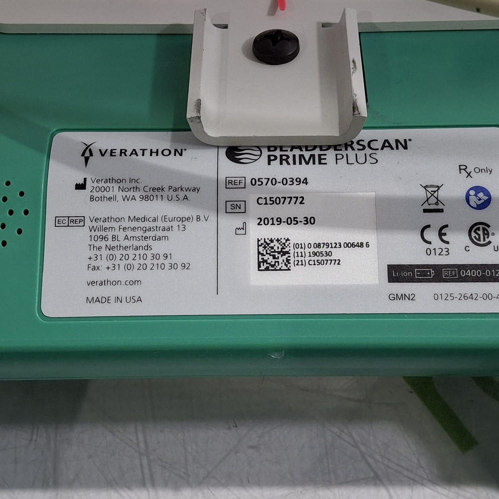 Verathon Medical, Inc Prime Plus Bladder Scanner