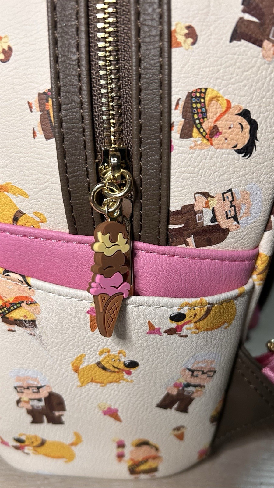 Loungefly Disney Pixar Up Ice Cream Shop Scented Mini Backpack New with Tags