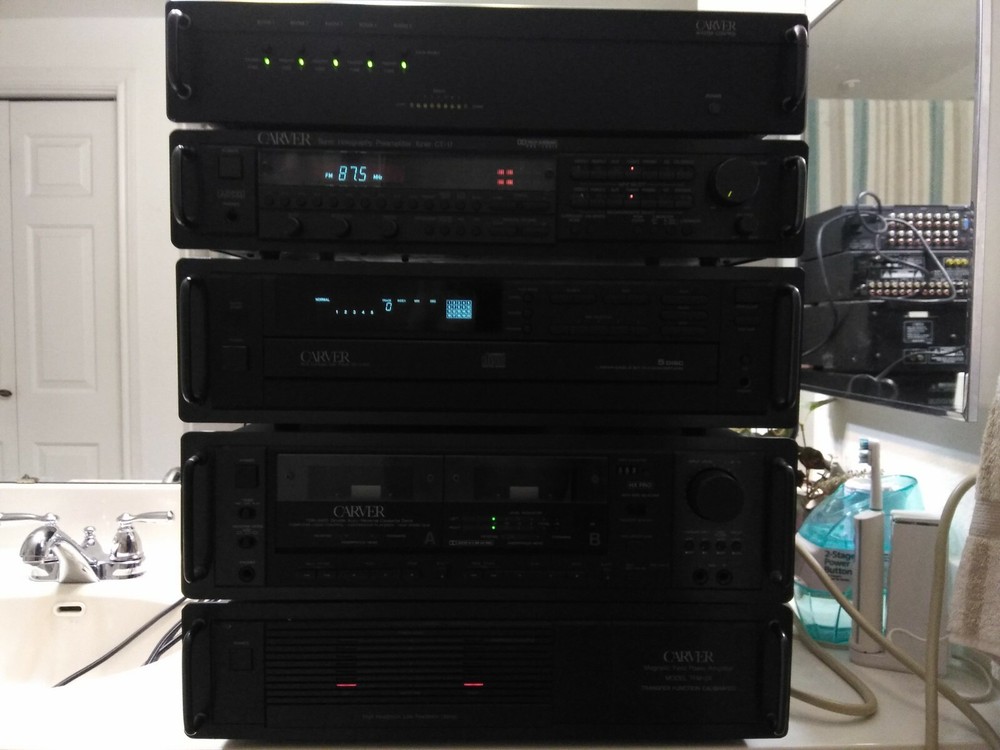 vintage home stereo system