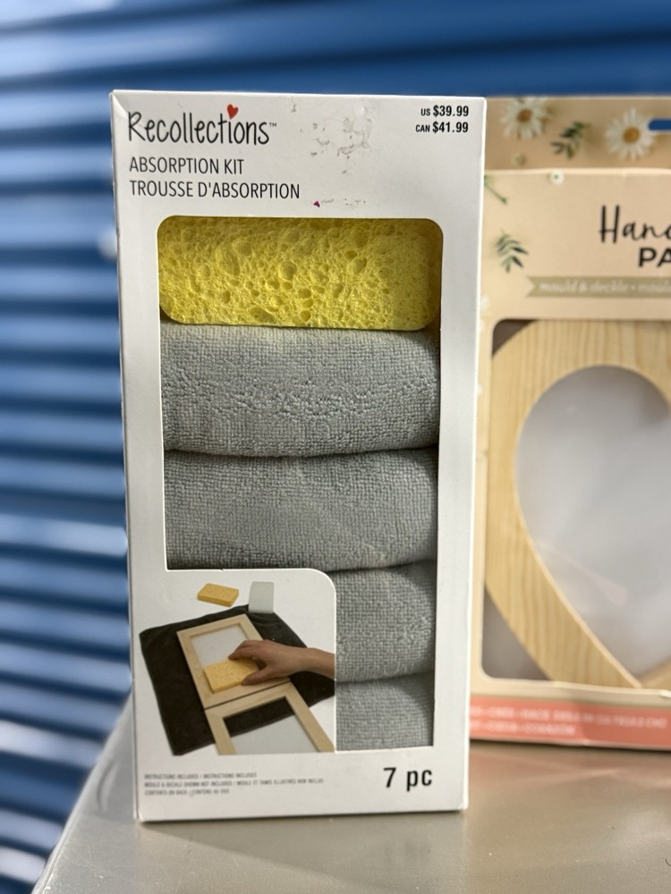 Recollections Papermaking Complete Bundle Mold Deckle Absorption Kit Templates