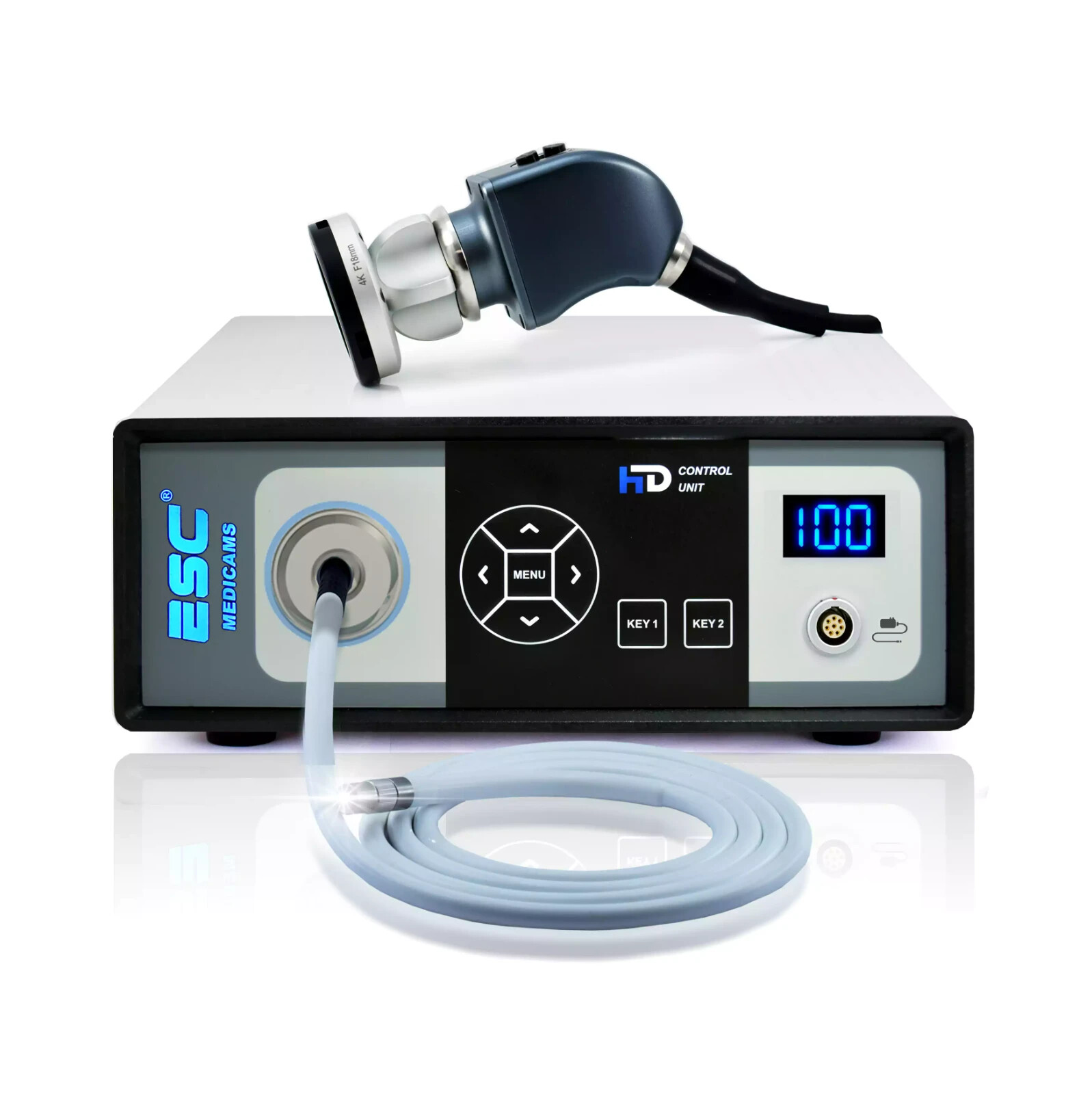 Endoscopy Camera & Cold LED Light Source HD USB ENT Medical Endoscope with fiber