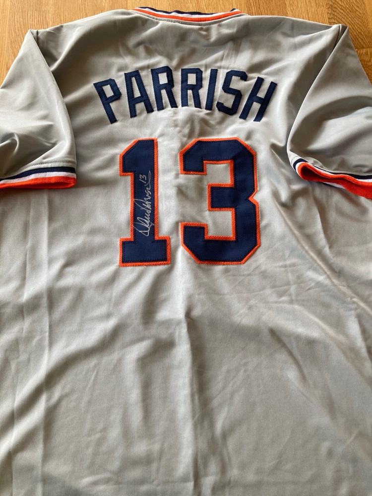 Tigers Lance Parrish signed Jersey WCOA