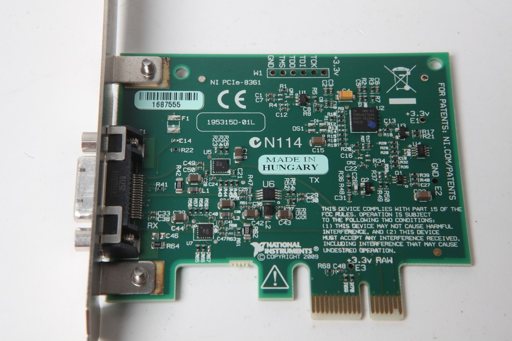National Instruments NI PCIe-8361 MXI-Express Remote Control Interface Card