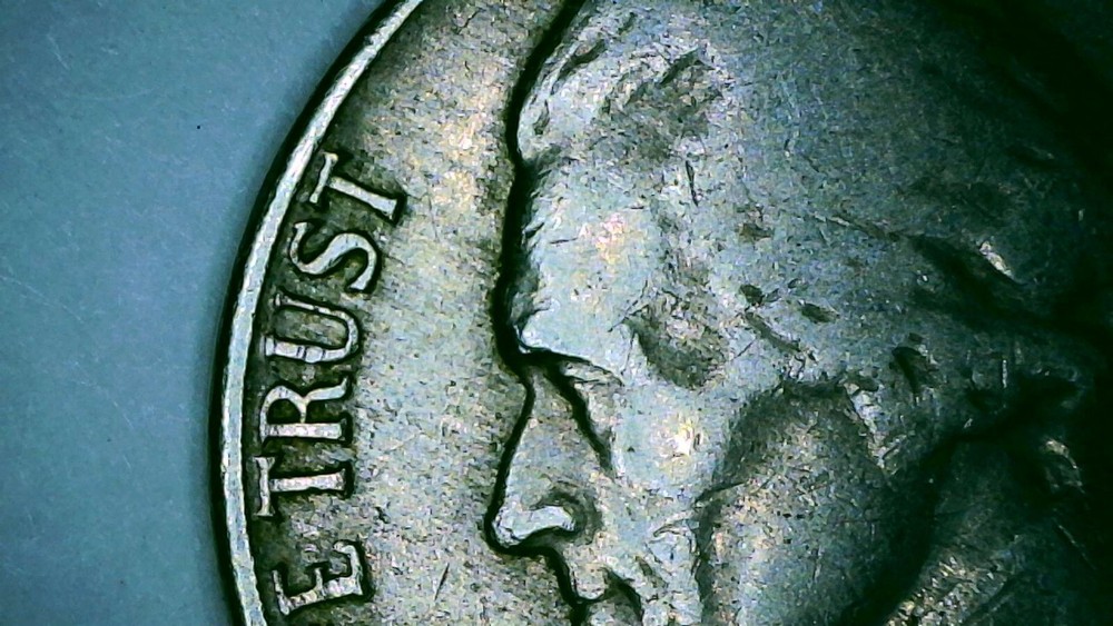 1954 D over S mint  mark Jefferson  Nickel errors