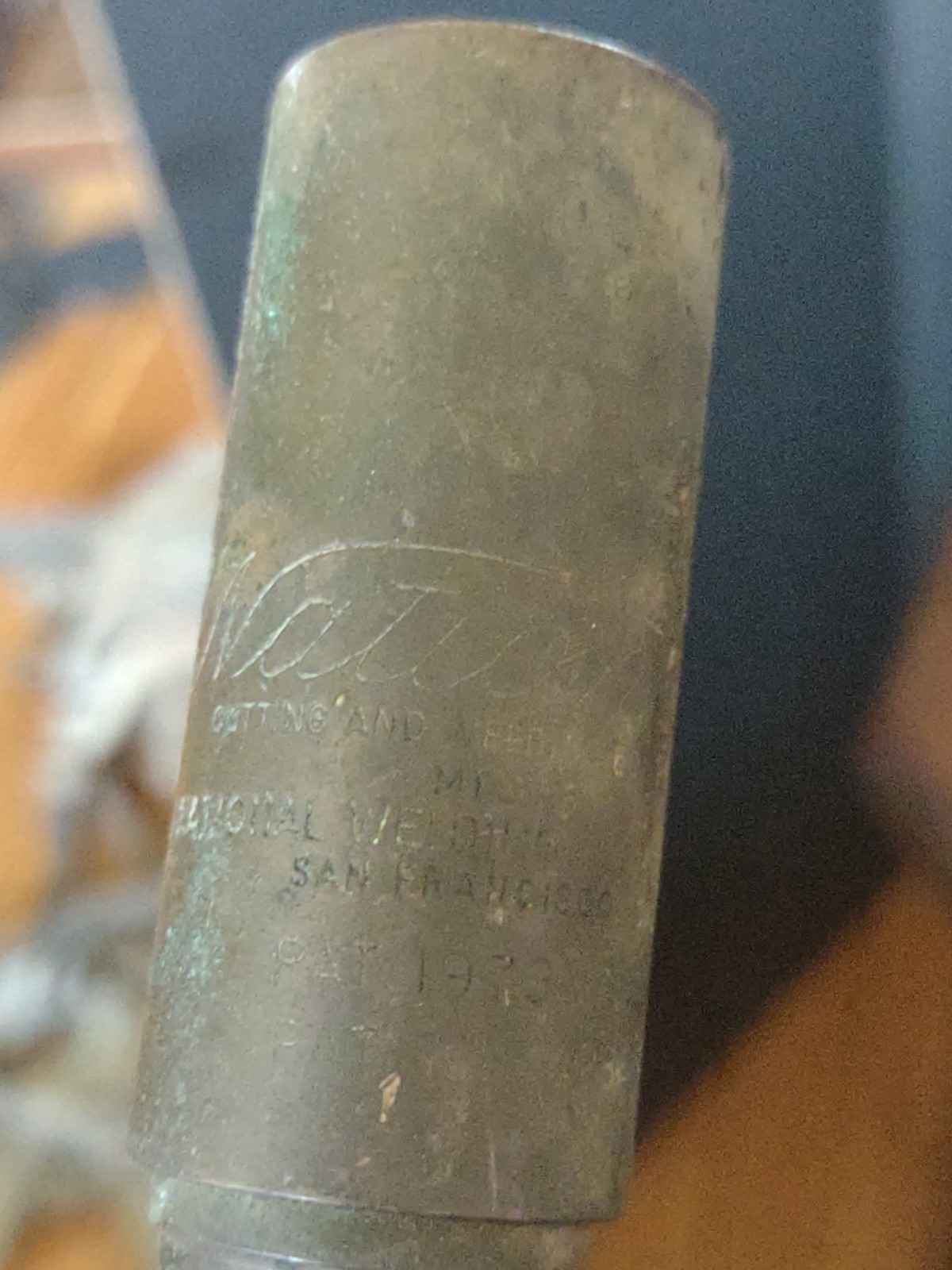 Antique Bunsen Burner National Welding San Francisco Glass Making? 8"