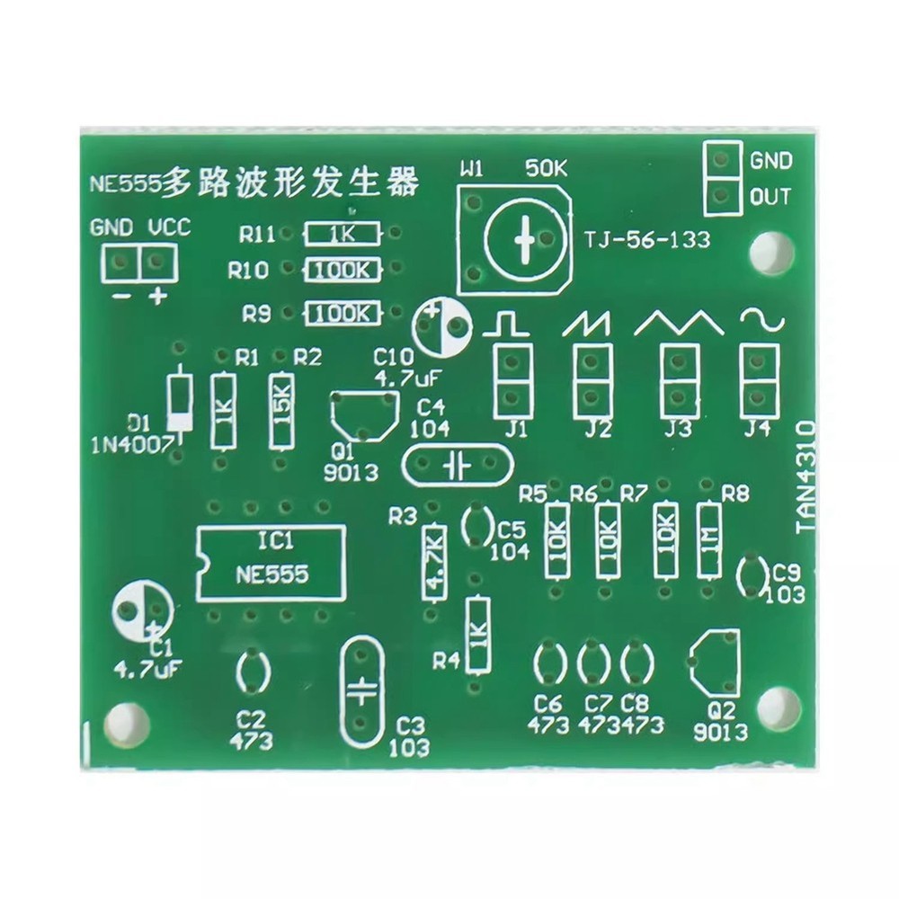 Sine Triangle Square NE555 Multi-Channel Waveform Generator Module DIY8935