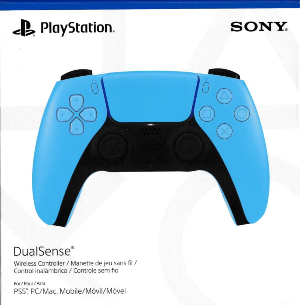New PlayStation DualSense Wireless Controller, Color - Starlight Blue
