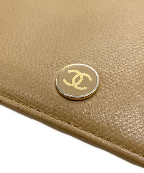 Coco mark button long wallet