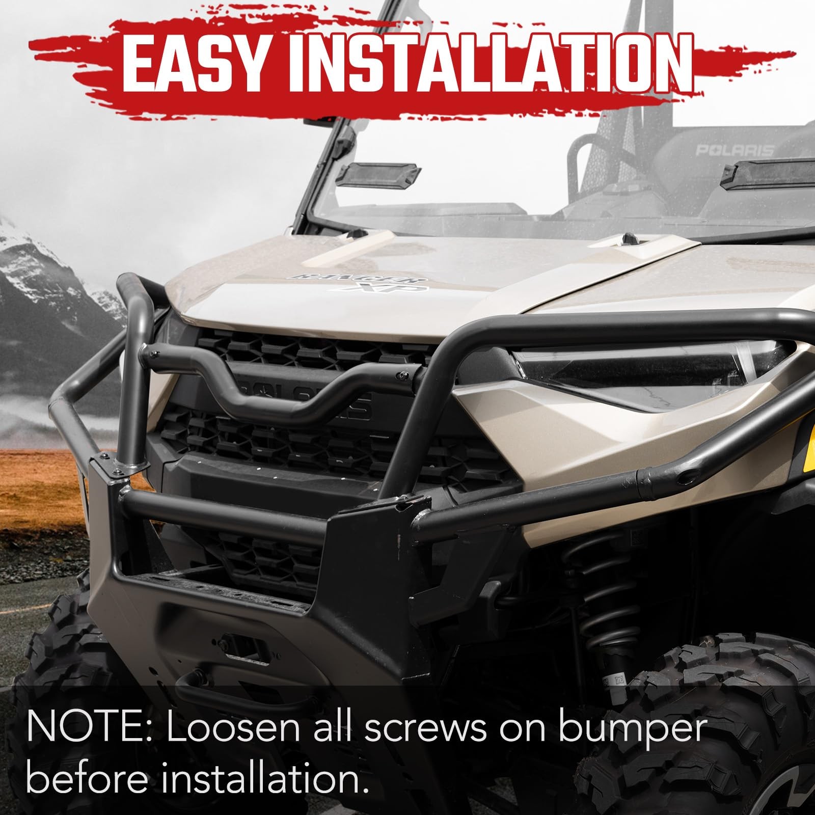 Front Camera Bumper For Polaris Ranger Xp 1000 Crew 20182023 ccessories Front Bu