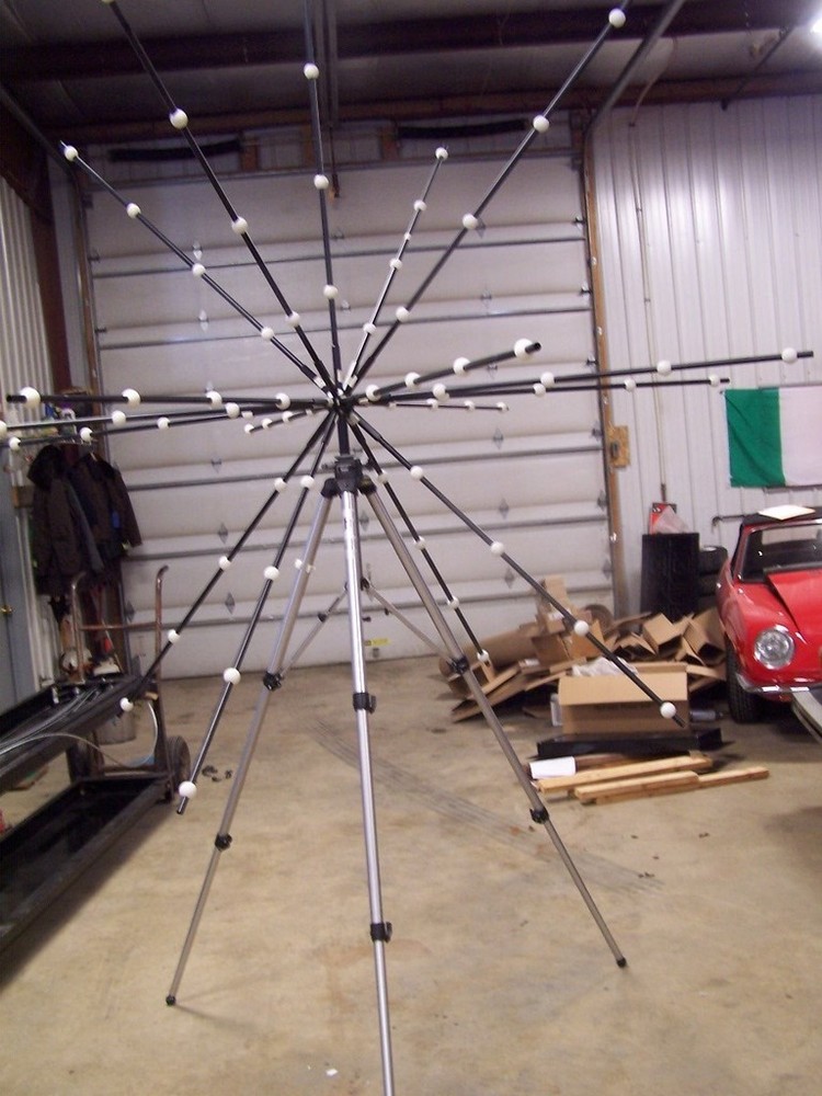 Unique Steampunk Sputnik Influenced Industrial Art Spatial Model disassembles *