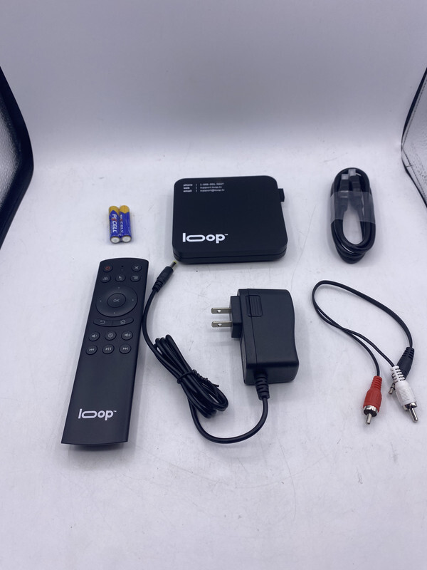 LOOP.TV LOOP HDMI STREAMING PLAYER W/ REMOTE