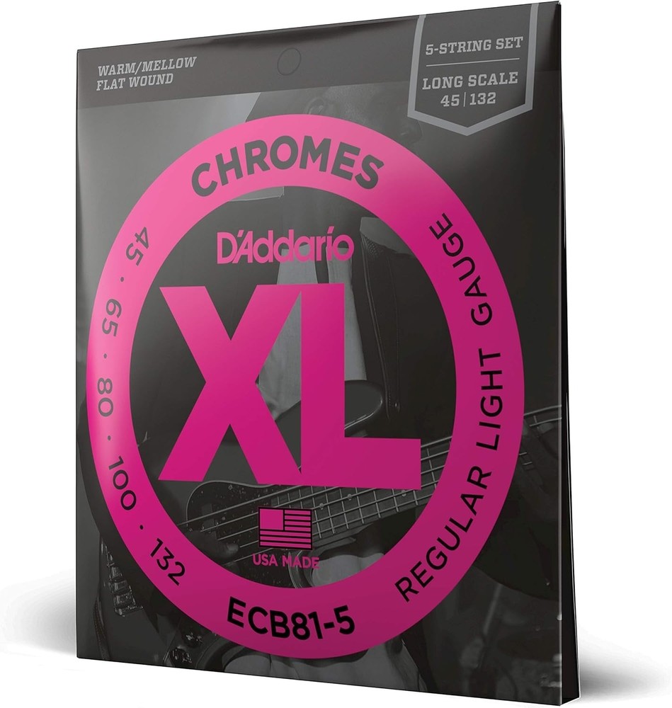 Long Scale Regular Light Bass Strings - XL Chromes