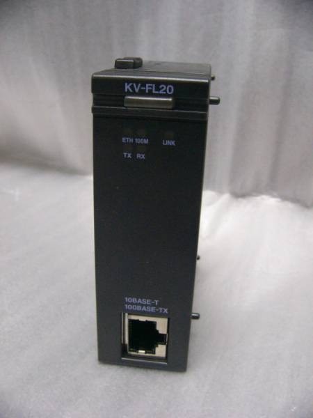 KEYENCE PLC FL-NET KV-FL20 USED