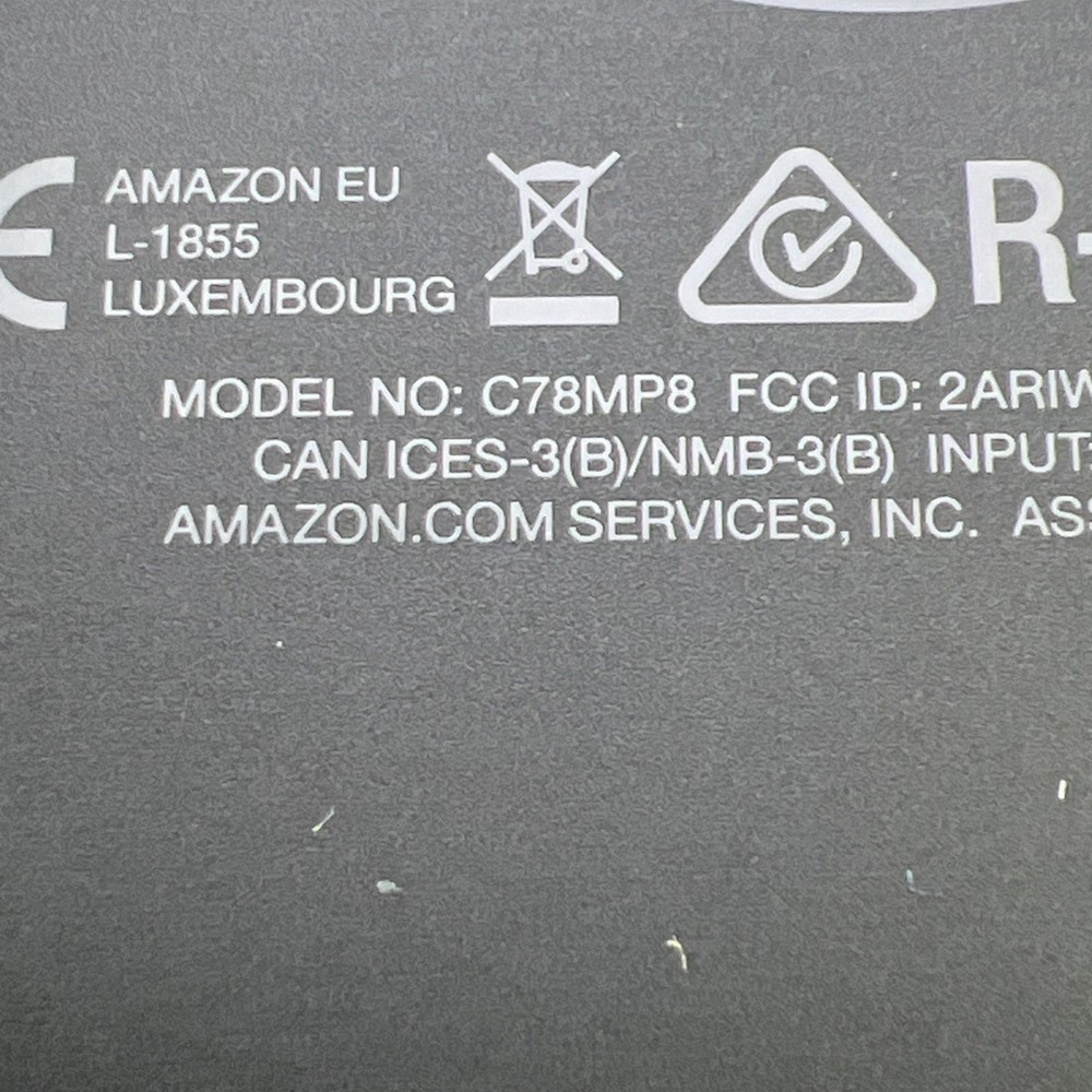 Amazon Alexa Echo Dot C78MP8 3rd Generation Smart Speaker with AC Adapter TESTED