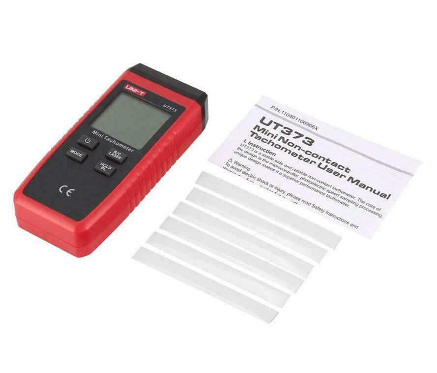 UNI-T UT373 LCD Digital Mini Non-contact Laser Tachometer RPM Speed Tester✦Kd