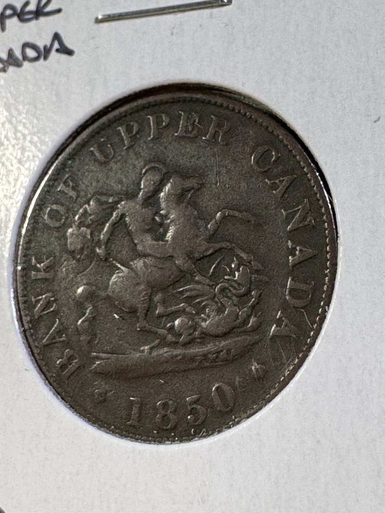 1850 Upper Canada 1/2 Penny
