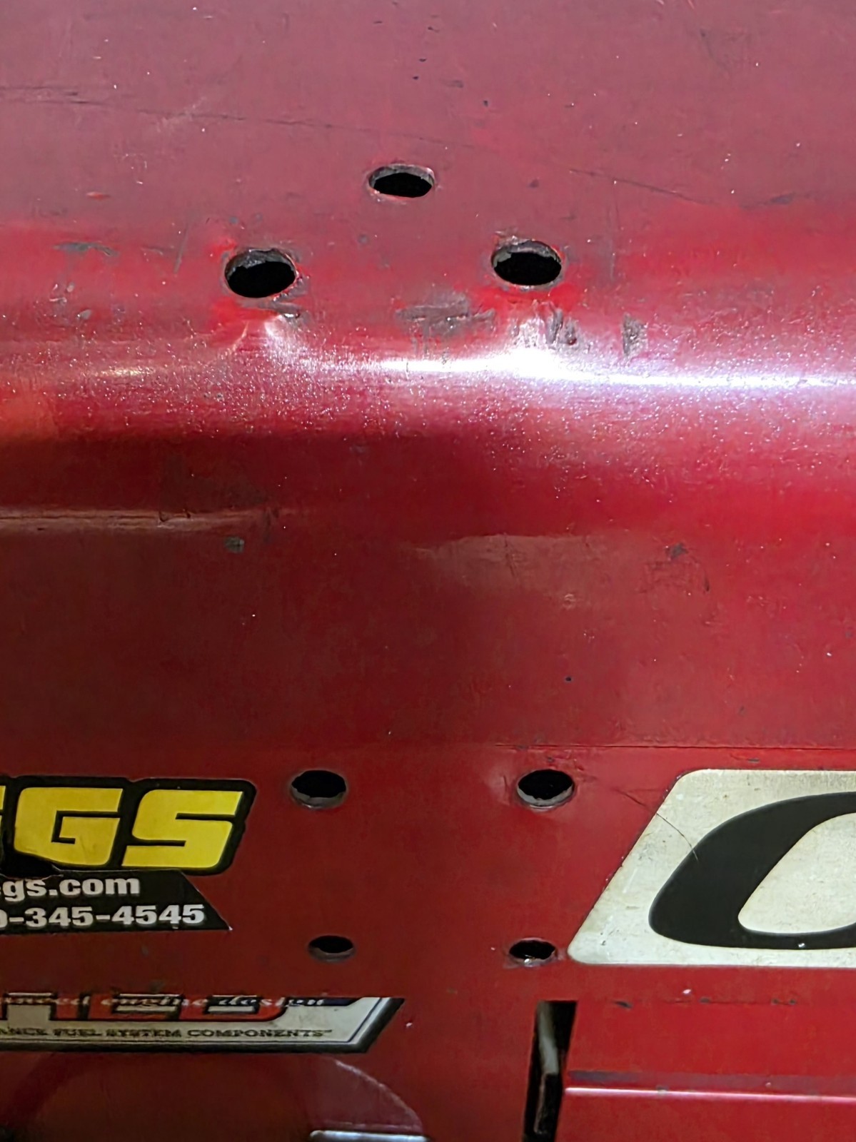 Proto Professional Vintage 10-Drawer Red 26" Top Box Chest USA NO LOCK/KEY 1970s