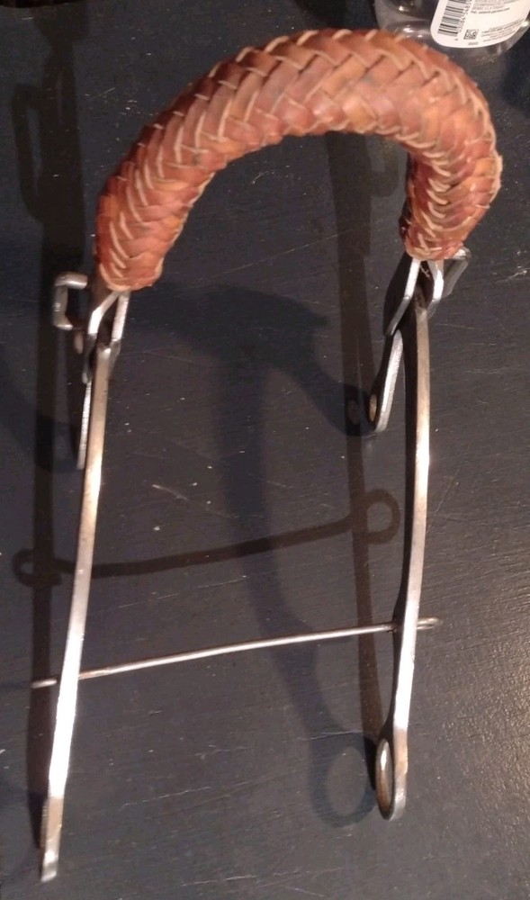 Hackamore Bit with a Braided Noseband
