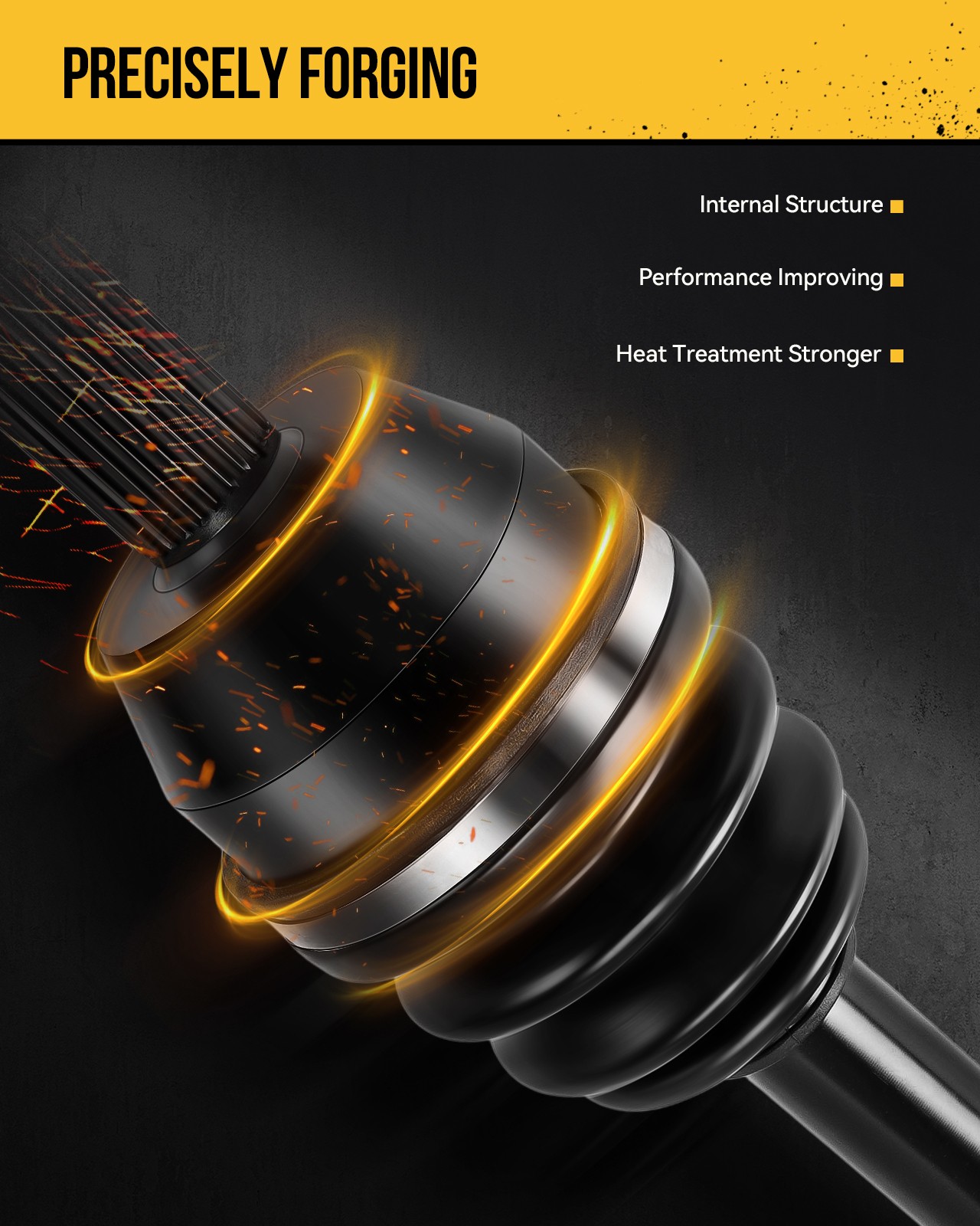 Set of 2 Front CV Axle Shaft Assembly For 2002-2009 Chevy Trailblazer GMC Envoy