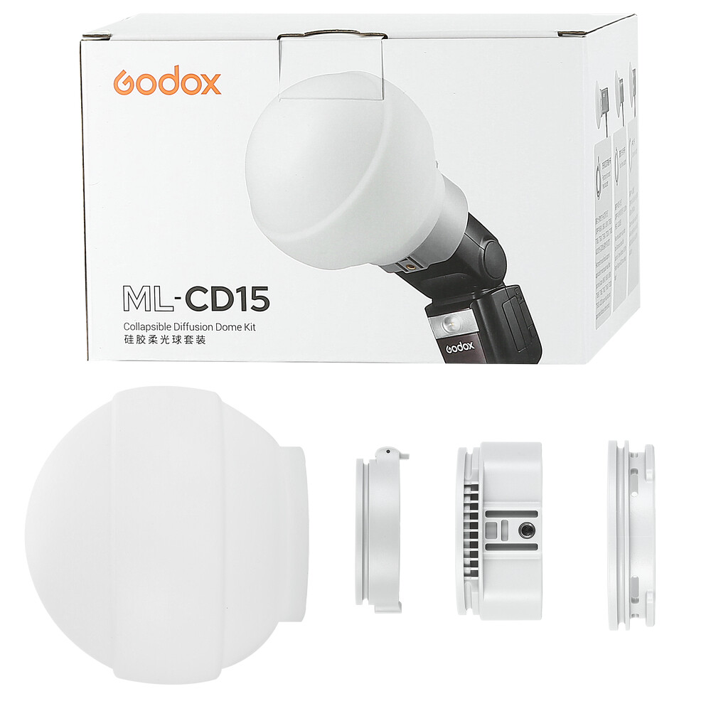 US Godox ML-CD15 Flash Diffuser Dome Kit Fr AD100 AD200 V1 V860III ML30 AD400pro