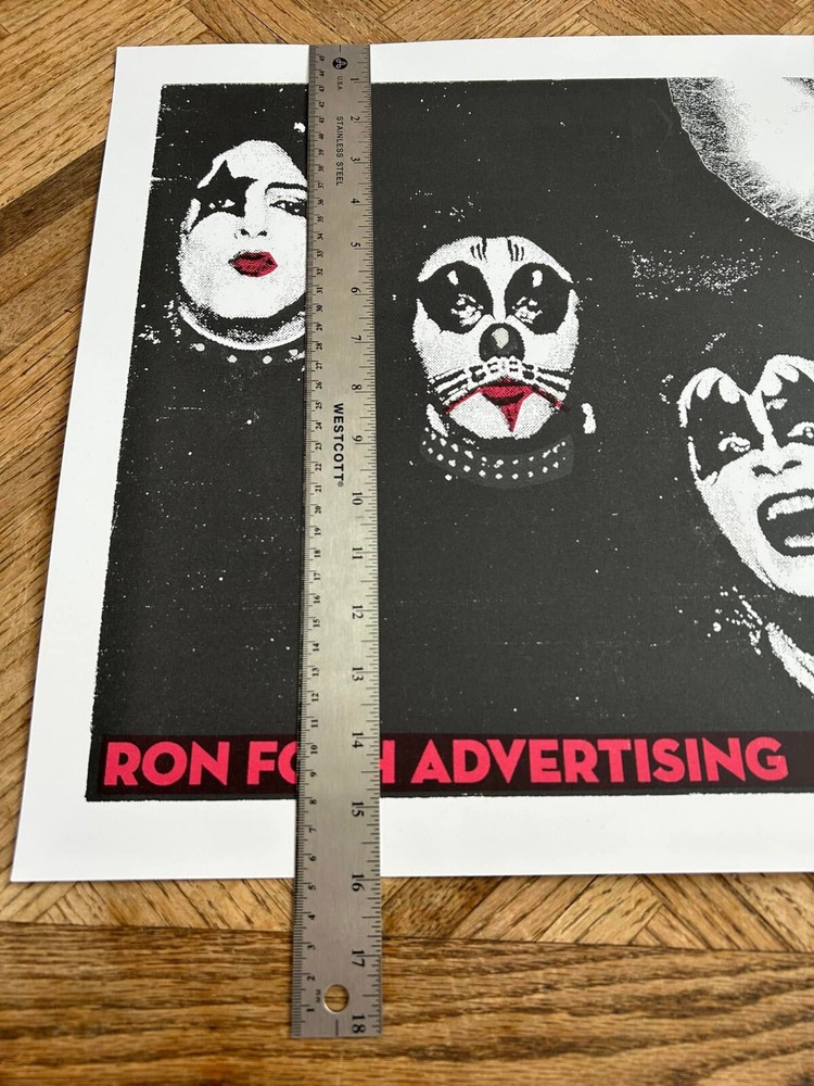 Kiss - SUPER RARE Hand Pulled Print - Small Batch