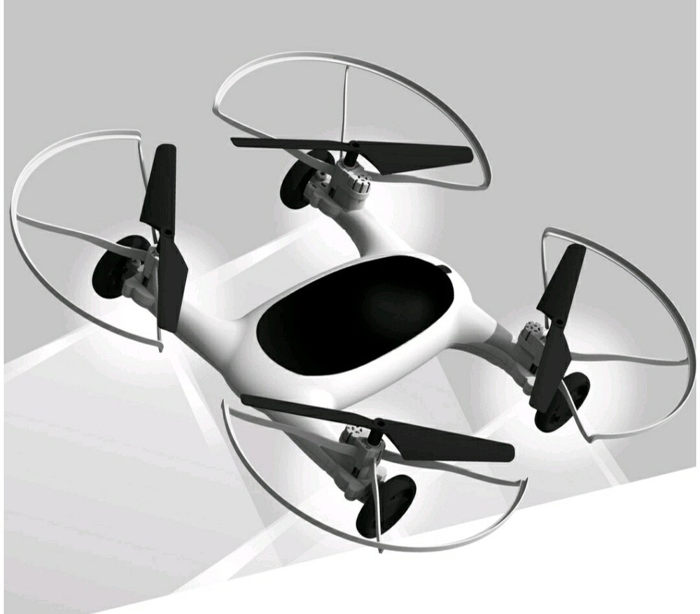 SHARPER IMAGE FLY + DRIVE 7" DRONE RECHARGEABLE DUAL FUNCTION 2.4GHZ LONG RANGE