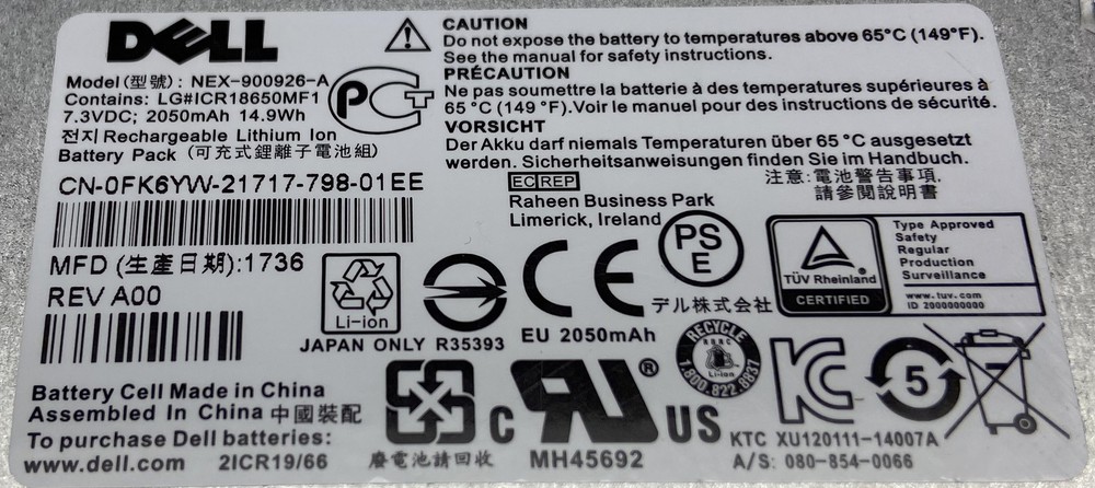 Dell EqualLogic E09M003 Control Module 19 Controller JVKMH