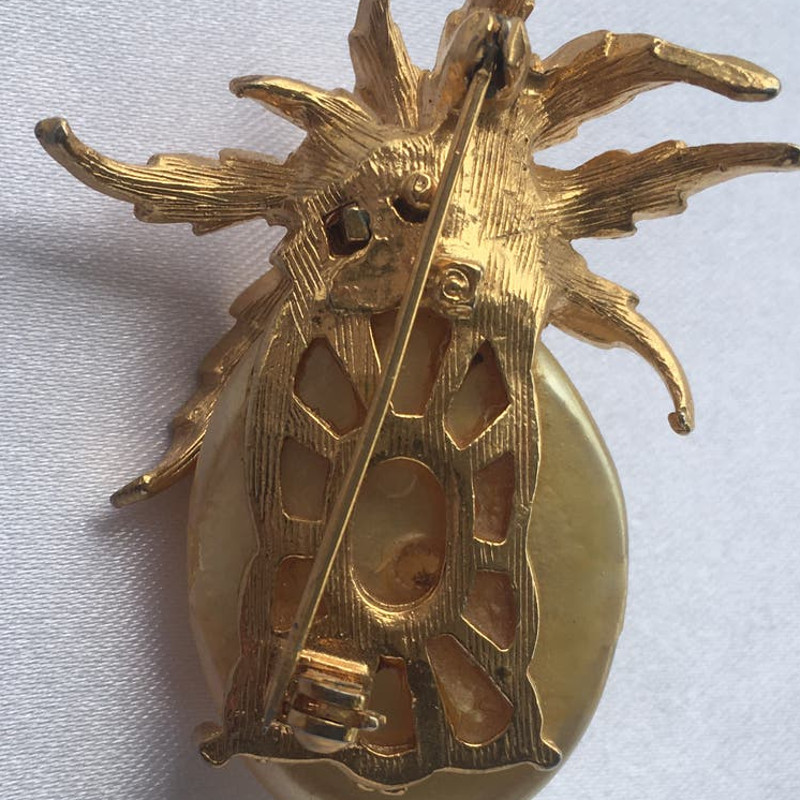 Golden Egg Brooch