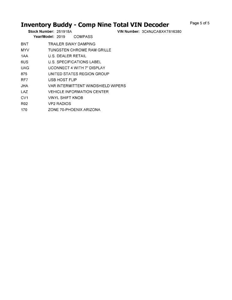Engine ECM Electronic Control Module Fits 17-21 COMPASS 2486554