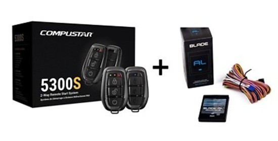 NEW Compustar CS5300-S 2-Way Remote Start System, 3 Button Remotes, w/ BLADE-AL