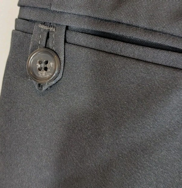 Smitty Officials Apparel Umpire Pants Gray Mens Size 32x37.5 Expanding Waist