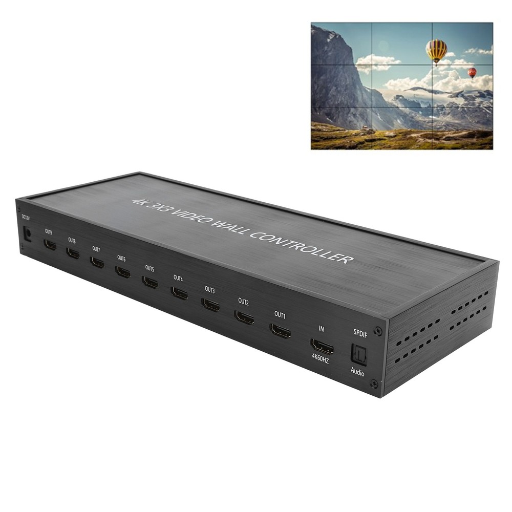 9 Video Wall Controller For TV Splicing Display Recommended