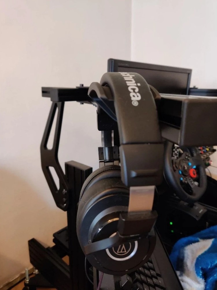 Headphone Mount for Aluminum Profile Rig