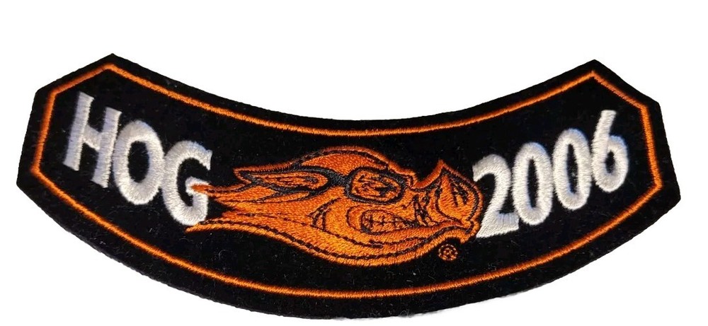 HARLEY OWNERS GROUP YEAR 2006 MEMBER PATCH - VERY NICE CONDITION