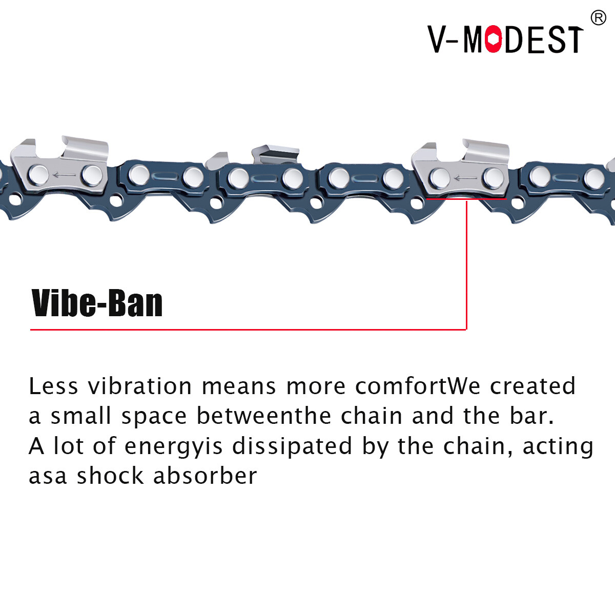 1-3PCS 18" For ATLAS™ 80V Brushless Cordless Chainsaw Chain Blade 3/8LP 050 62DL