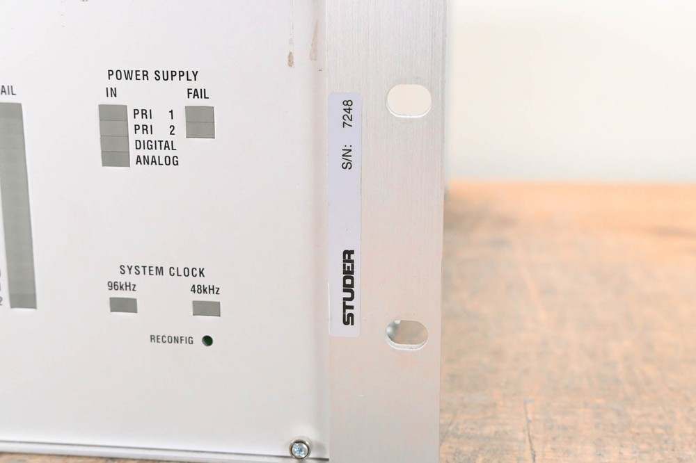 Studer D21m Modular I/O System with Madi HD Link Card CG01BZU