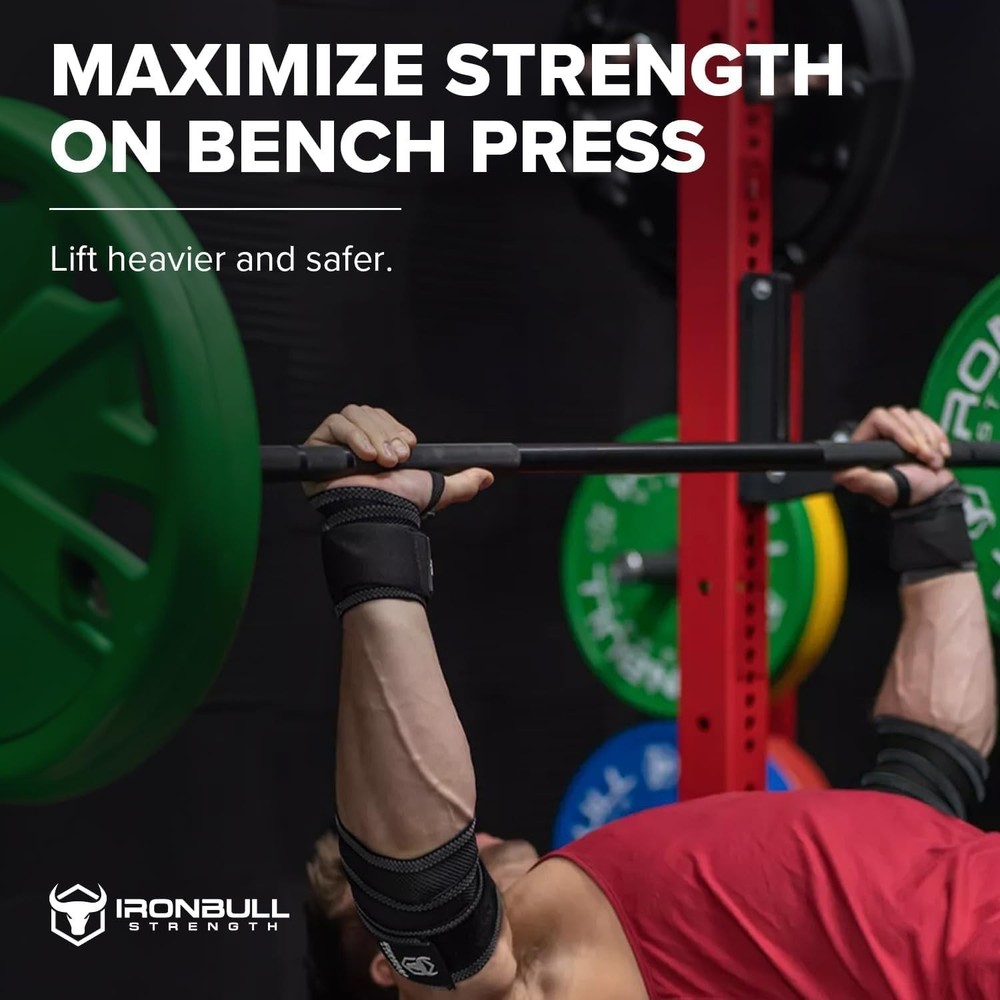 Powerlifting Elbow Braces - Hook & Loop Closure