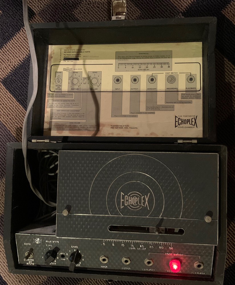 THE FANTASTIC ECHOPLEX ECHO CHAMBER WORKING MAESTRO EP-3 SOLID STATE PLAY TESTED