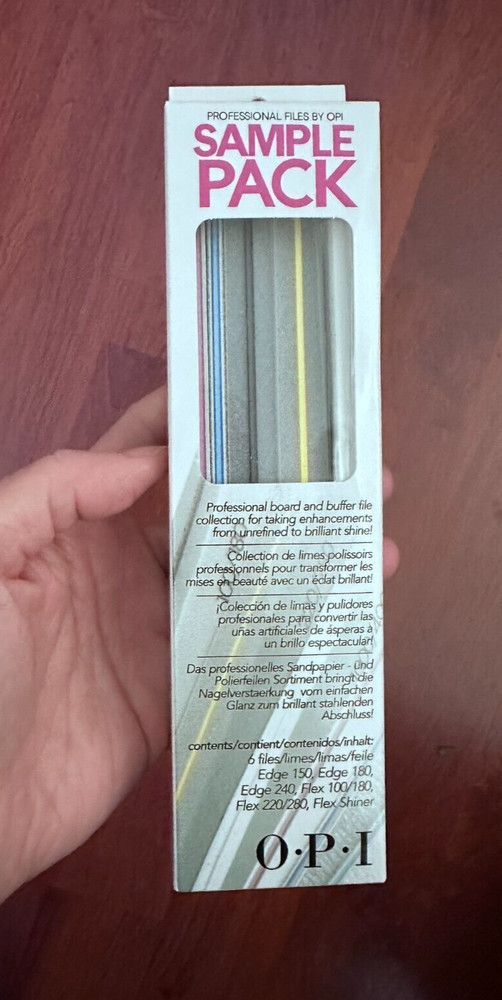OPI - Professional Nail File Sample Pack - 04384  - 6 Pcs