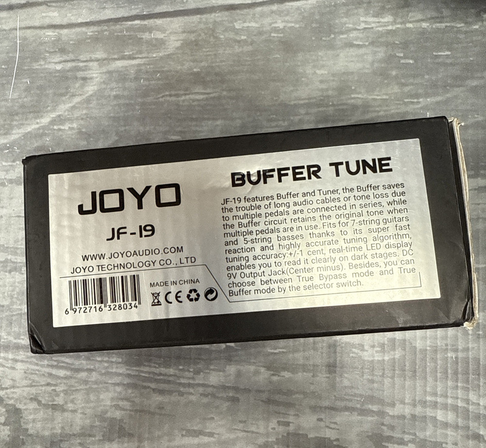 Joyo JF-19 Buffer Tuner Guitar Effects Pedal