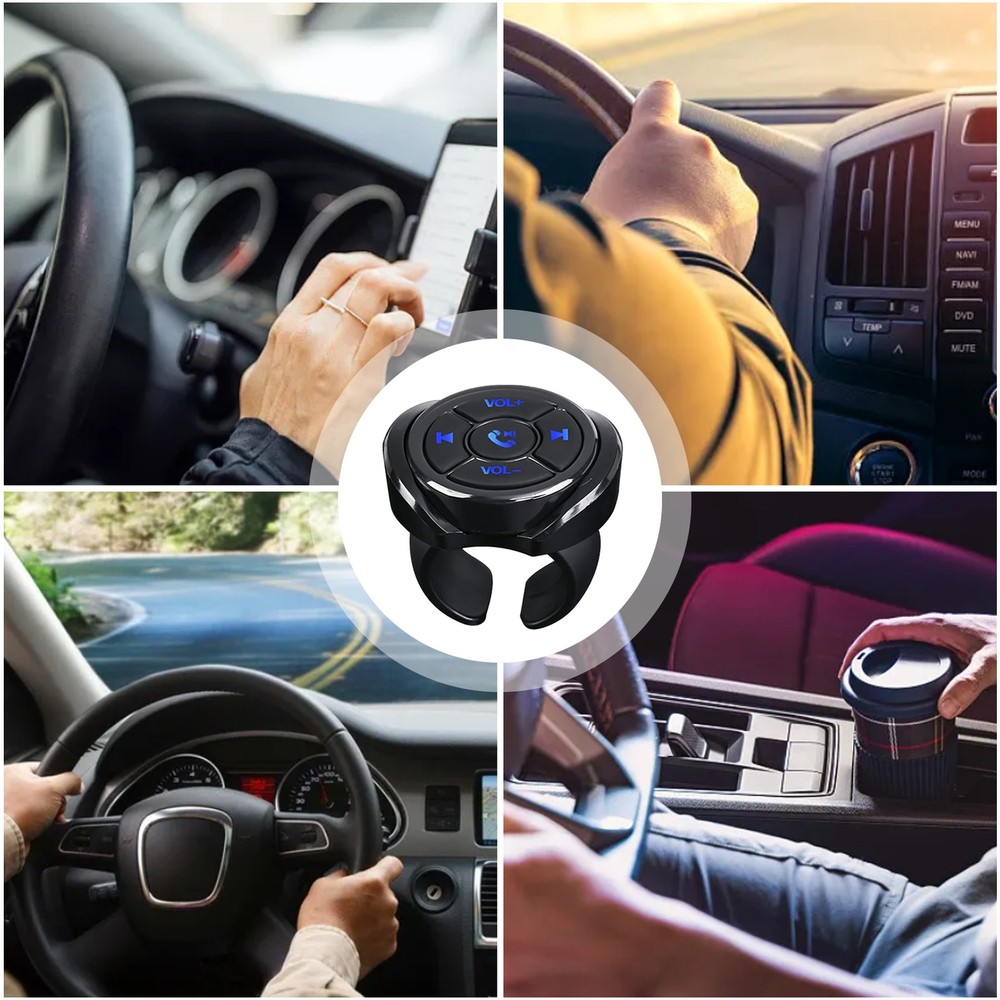 Car Wireless Multimedia Button Remote Control Steering Wheel Radio Controller