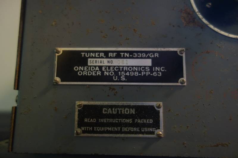 TN-339/GR Oneida Electronics Antenna Tuner