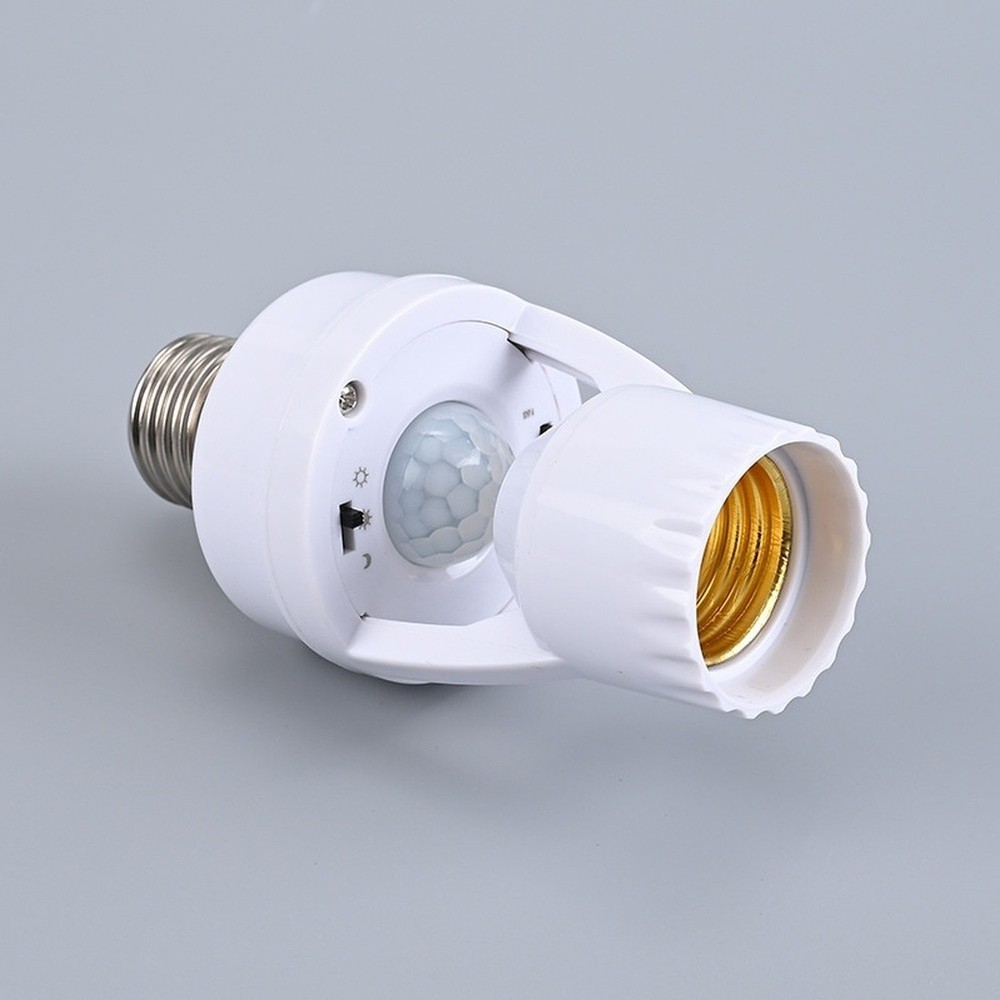 E27 Infrared Sensor Light Bulb Holder with Automatic Smart Switch for LEDs