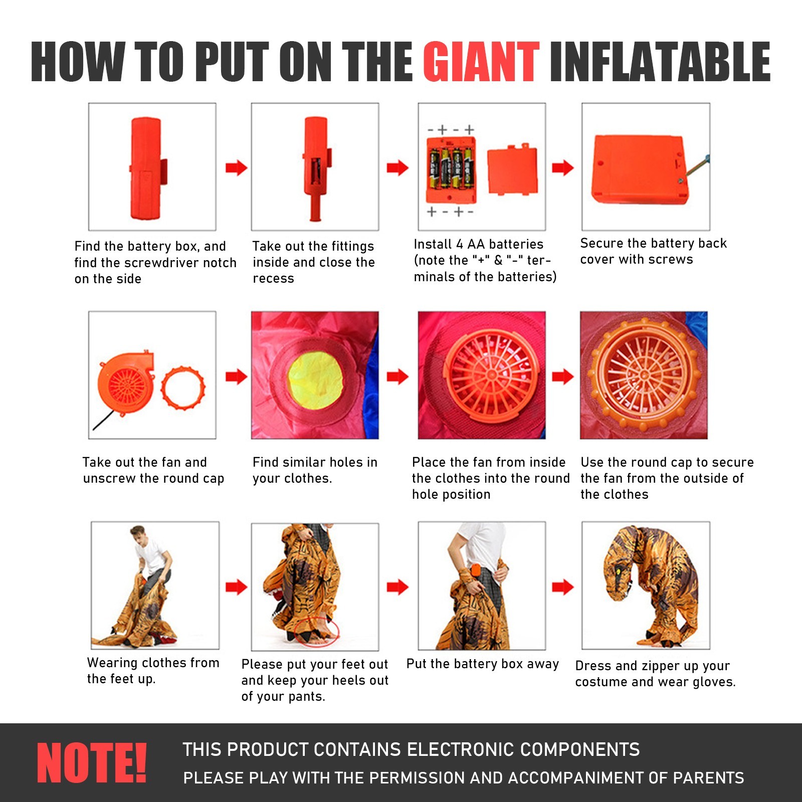 Pikachu Inflatable Costume Mascot Funny Adult fit 140-175cm Party Cosplay Outfit